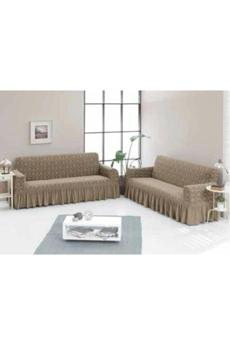 Jacquard Sofa, Sofa, Sofa Cover, Lycra, Rubber, Standard 3+3 - Swordslife