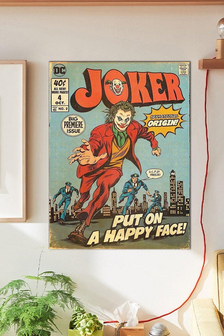 Joker Wall Poster Large 45x30 Cm - Swordslife