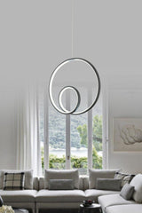 Juno Black Modern Pendant Lamp Led Chandelier - Swordslife