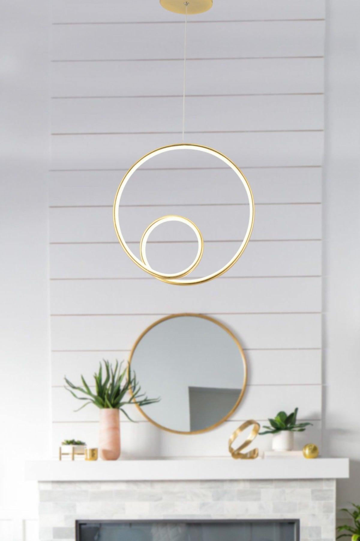 Juno Gold Modern Pendant Lamp Led Chandelier - Swordslife