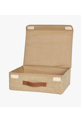 Jute Box With Lid 30x23x11 Cm - Swordslife