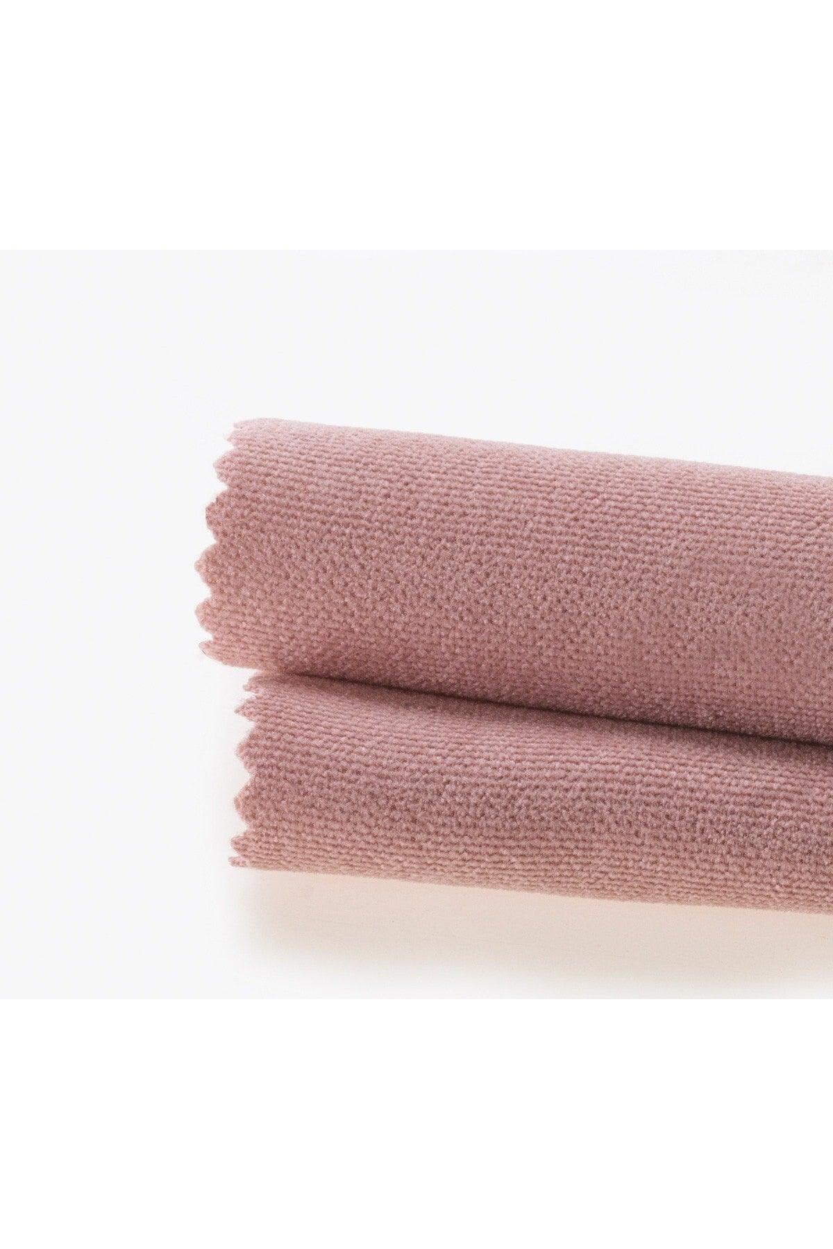 Velvet Textured Baby Pink Table Cloth - Swordslife