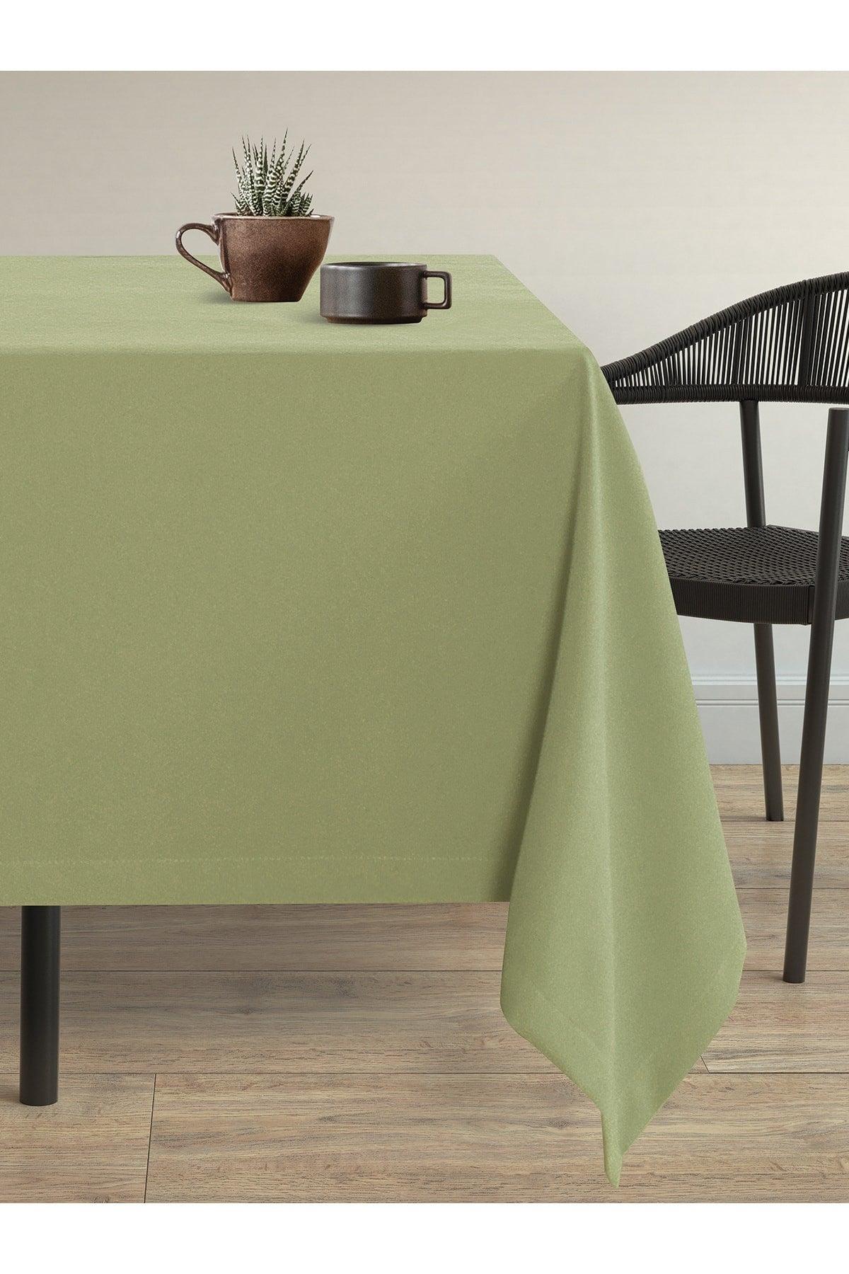 Velvet Textured Green Tablecloth - Swordslife