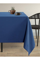 Velvet Textured Midnight Blue Table Cloth - Swordslife