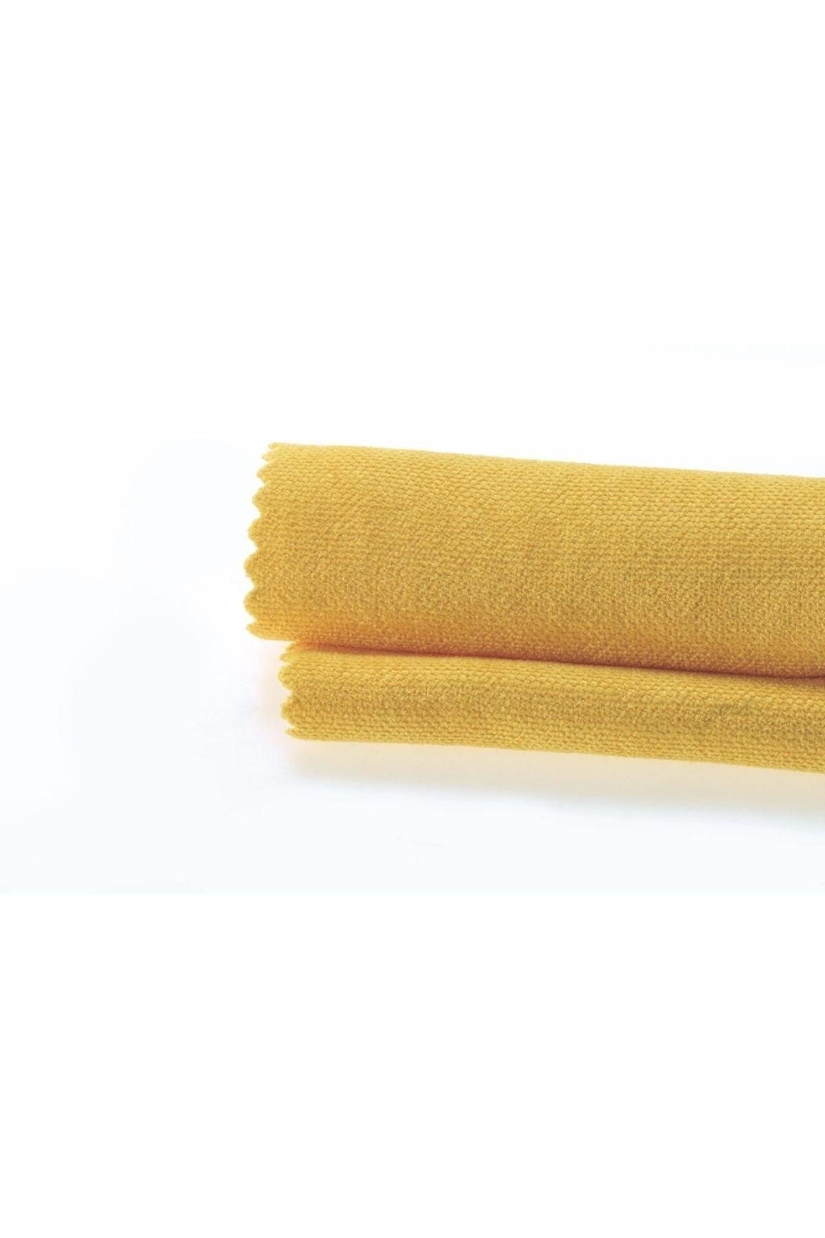 Velvet Textured Sun Yellow Table Cloth - Swordslife