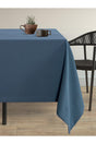 Velvet Textured Dove Blue Tablecloth - Swordslife