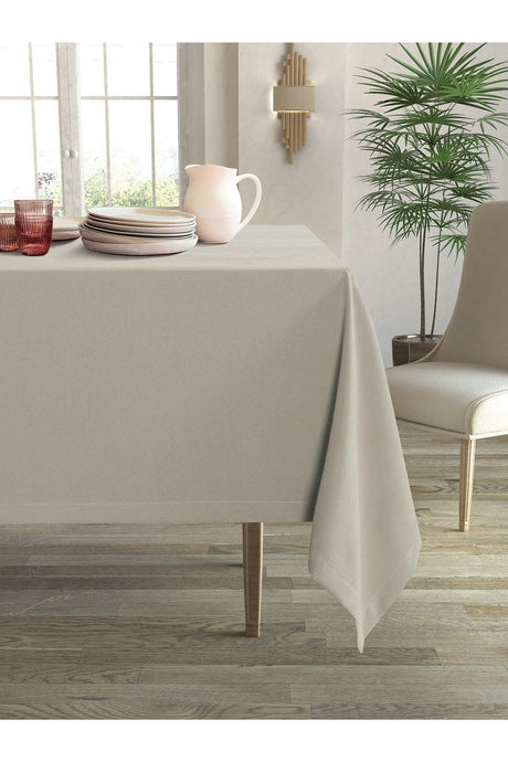 Velvet Textured Linen Color Table Cloth - Swordslife