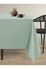 Velvet Textured Nile Green Tablecloth - Swordslife