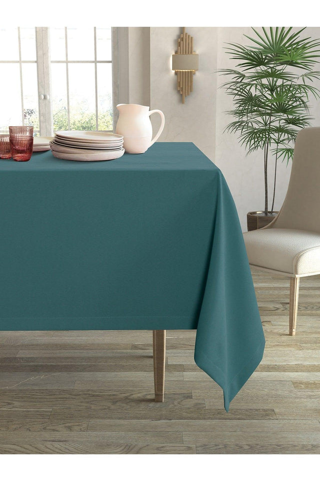 Velvet Textured Petro Color Table Cloth - Swordslife