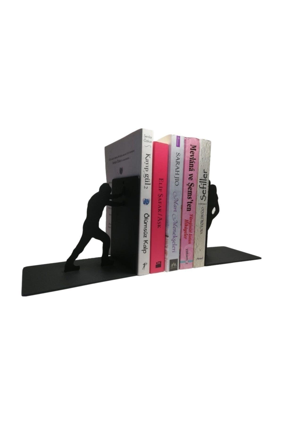 Decorative Stylish Metal Book Holder With Female And Male Figures, Book Support - Swordslife