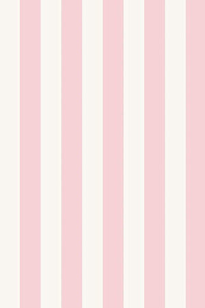 Thick Striped Light Pink White Wallpaper (5 M²) 7960 - Swordslife