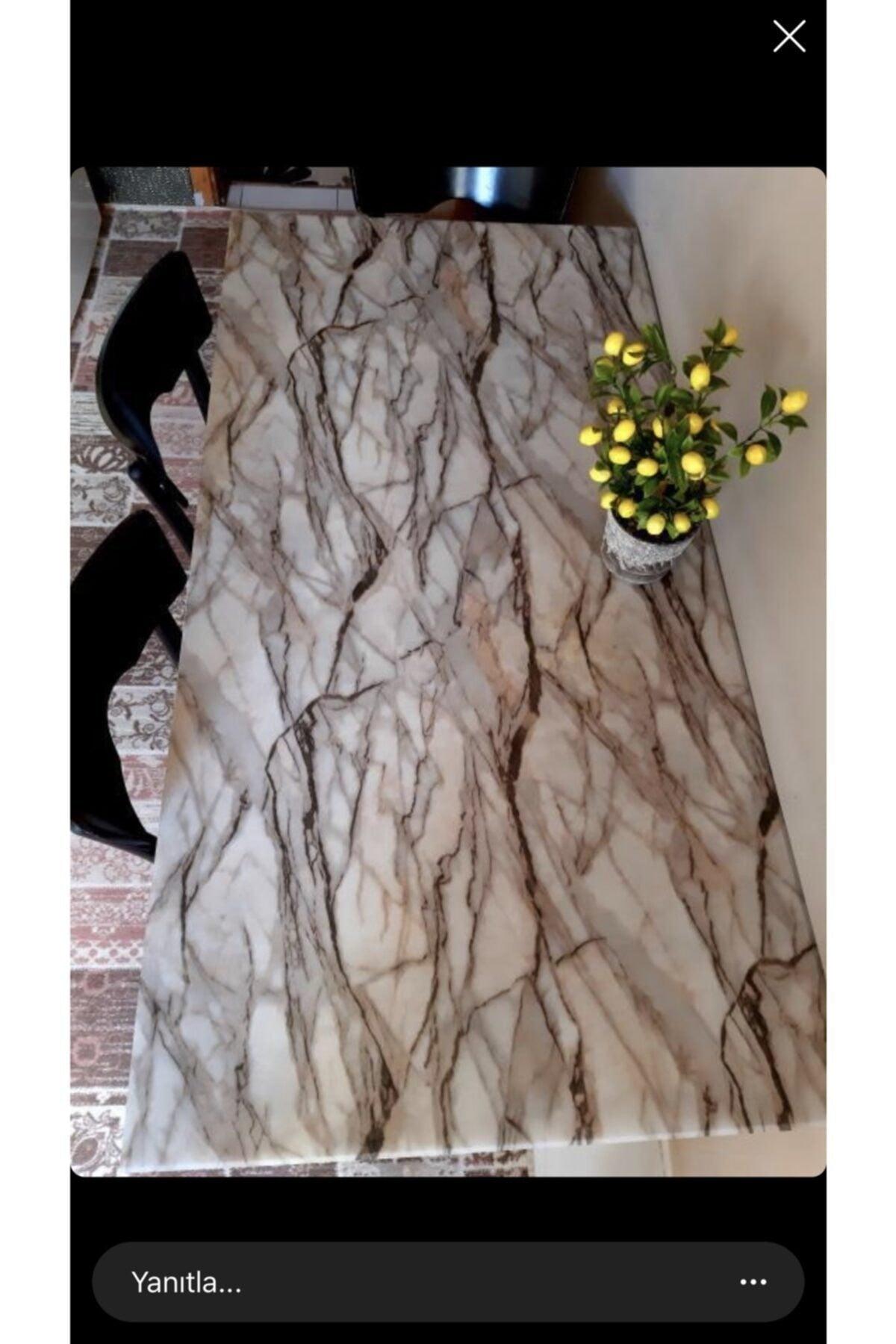 Thick Marble Pattern Table Cloth Gray 2mm Thickness - Swordslife