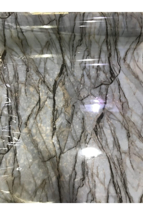 Thick Marble Pattern Table Cloth Gray 2mm Thickness - Swordslife