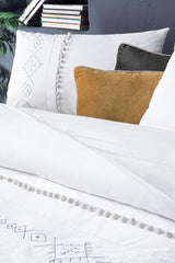 Kallis Double Ranforce Embroidered Duvet Cover Set - Swordslife