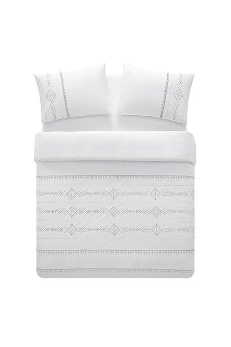 Kallis Double Ranforce Embroidered Duvet Cover Set - Swordslife