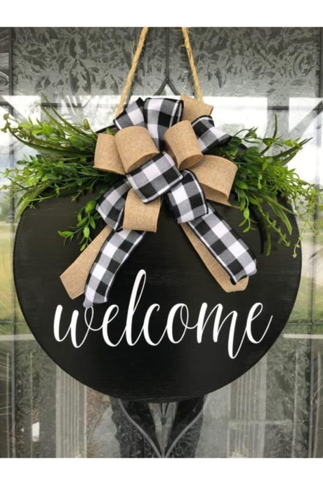 Door Decoration Welcome Black Gift - Swordslife