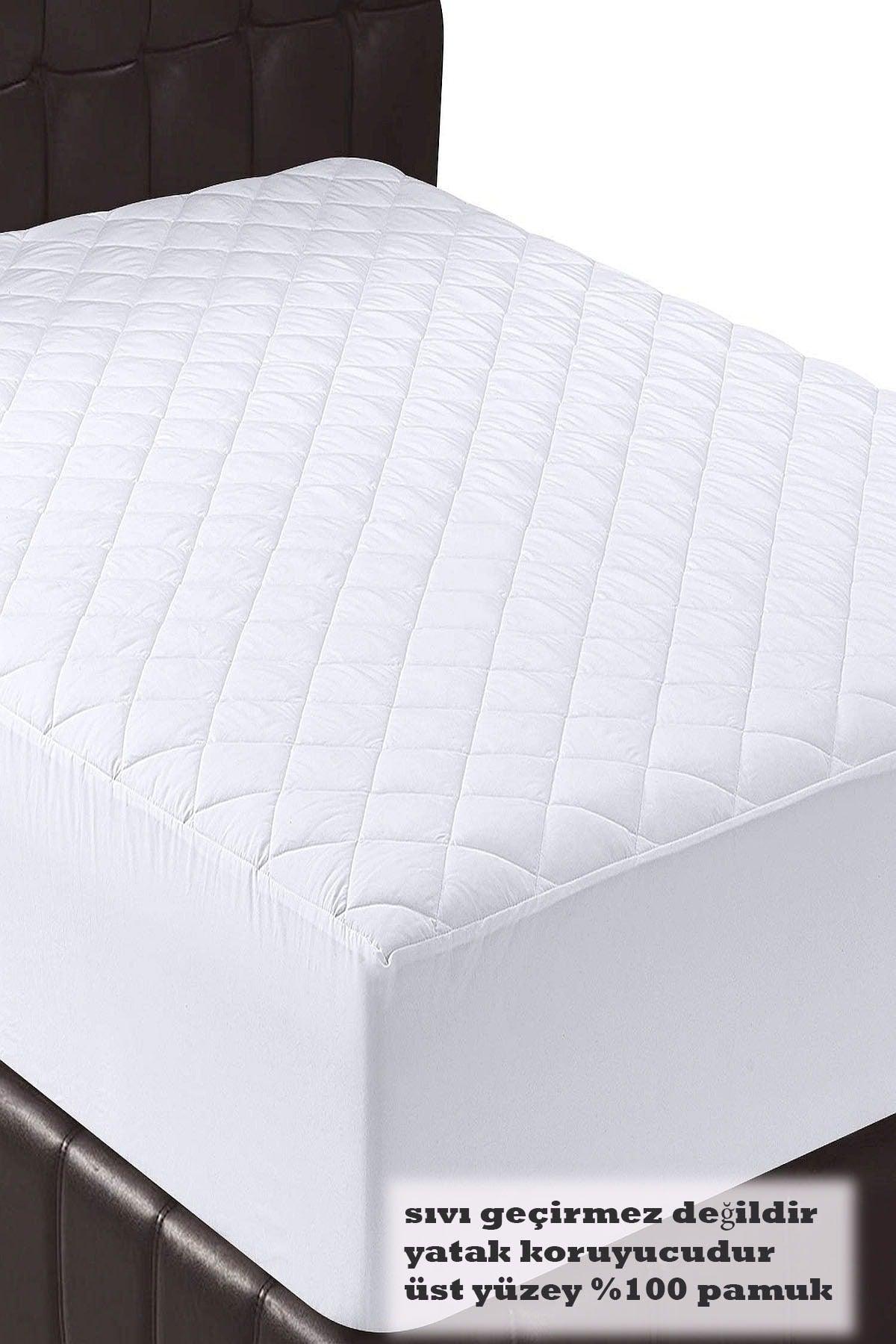 Quilted Fitted Mattress Protector Mattress Bed Sheet 100% Cotton (10 Different Sizes) - Swordslife