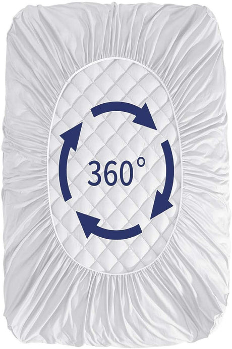 Quilted Single Mattress Protector Mattress - Swordslife