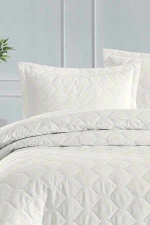 Quilted Pillowcase 2 Pack 50x70cm Freshcolor Ecru - Swordslife