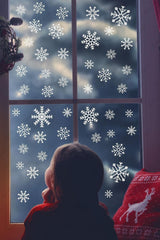 Snowflakes Sticker Set - Suitable for All Surfaces New Year Winter Themed Snowflakes Christmas Sticker - Swordslife