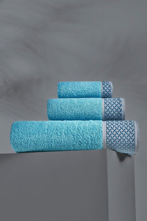 Karlina Model 3 Pcs Bath Set Royal Blue - Swordslife