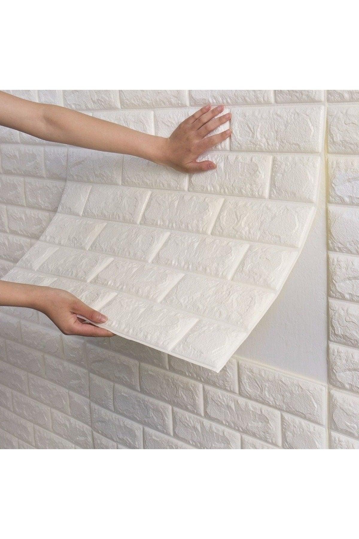 Self Adhesive White Wall Panel 3d - Swordslife