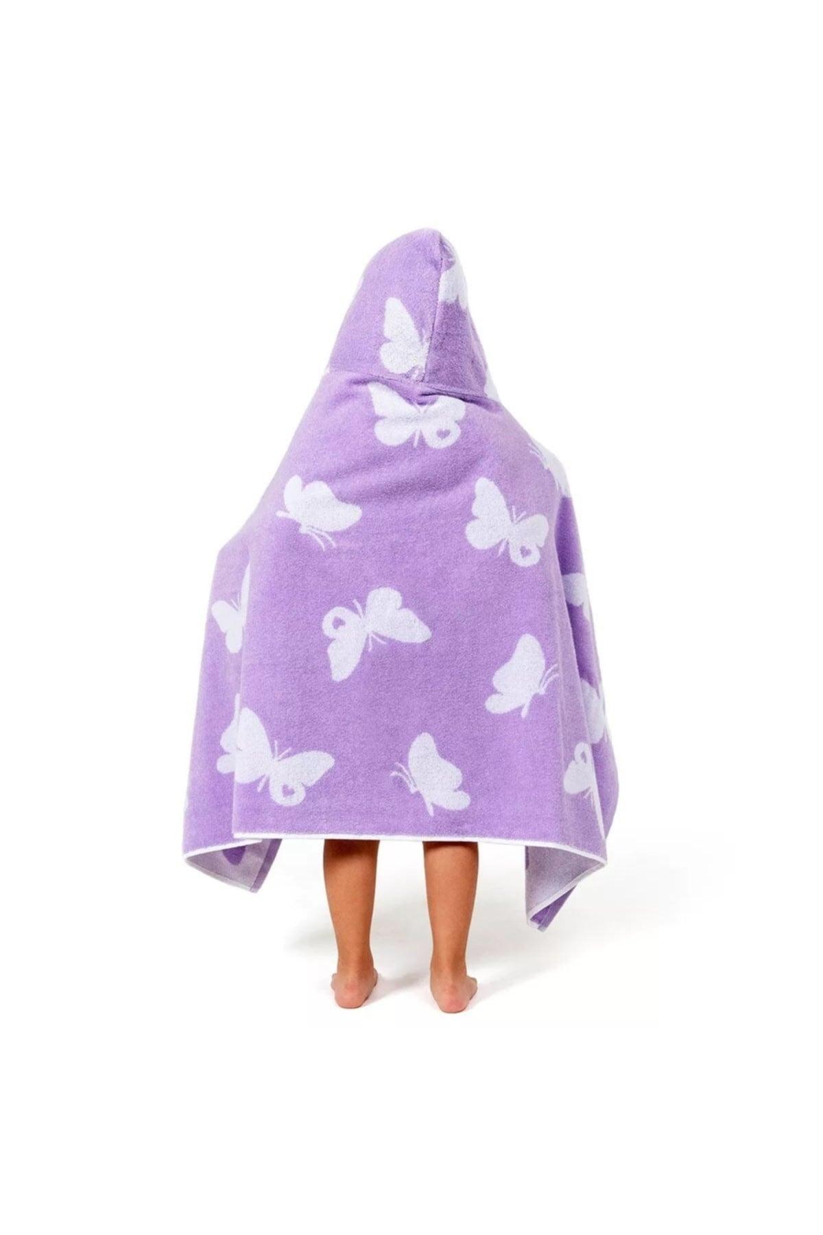 Kids Hooded Towel Poncho Beach Towel