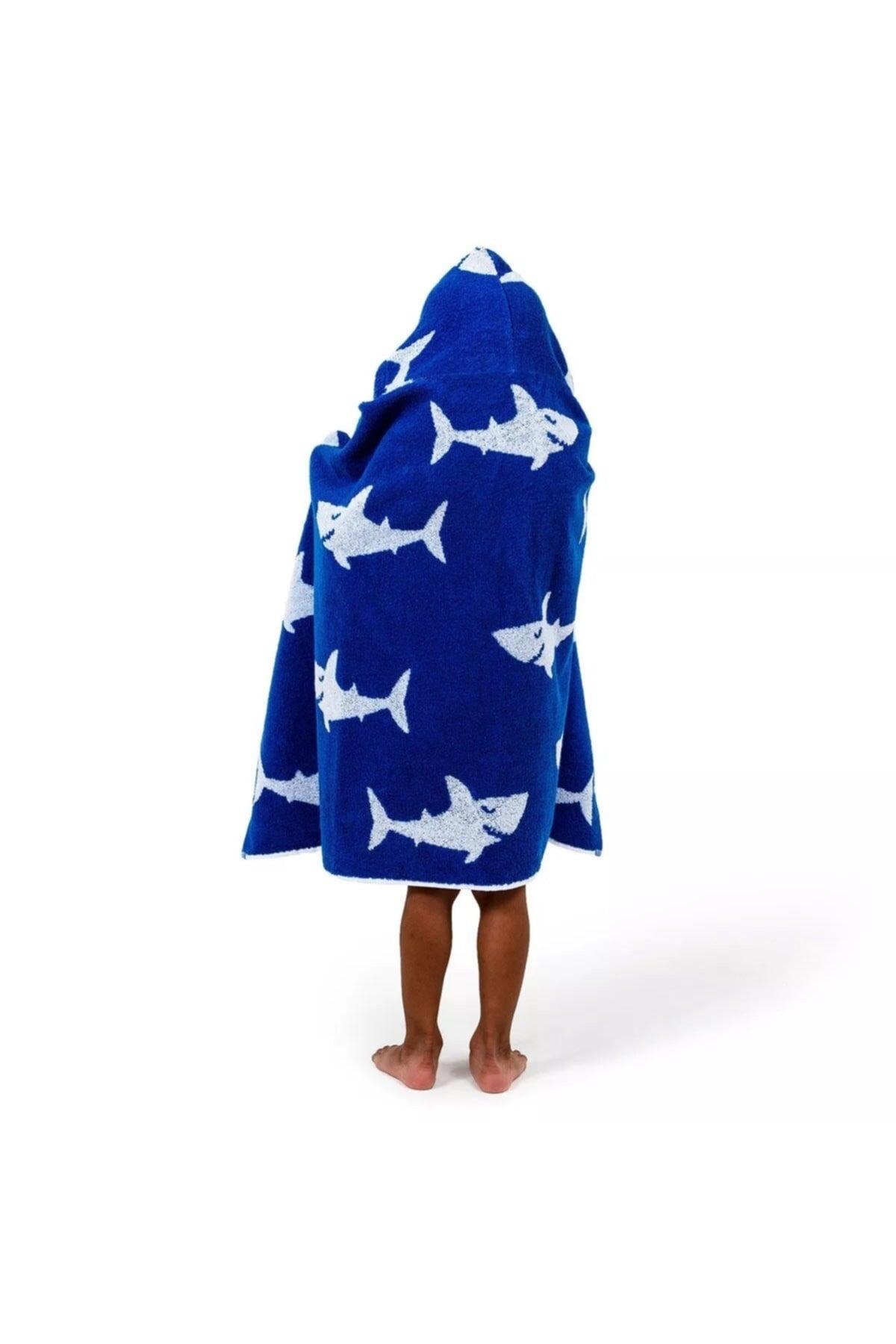 Kids Hooded Towel Poncho Beach Towel