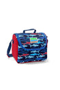 Kids Dark Blue Red Thermo Lunch Box