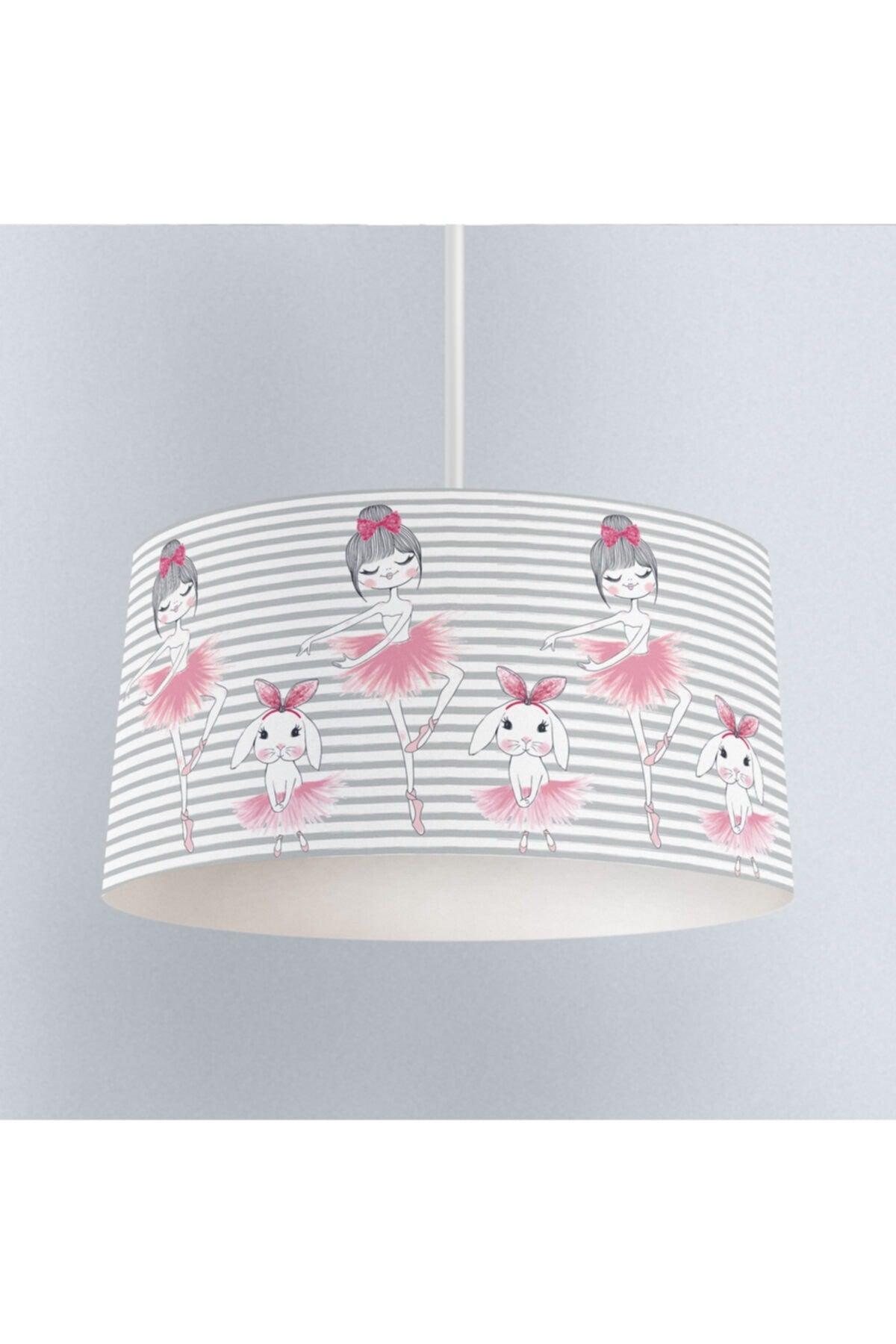 Kids Room Pendant Chandelier Ballerina Girl Pattern - Lampshade Chandelier - Swordslife