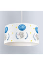 Kids Room Pendant Lamp Chandelier Blue Balloon Elephant Pattern - Lampshade Chandelier - Swordslife