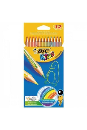 Kids Tropicolors Dry Crayons 12 Colors