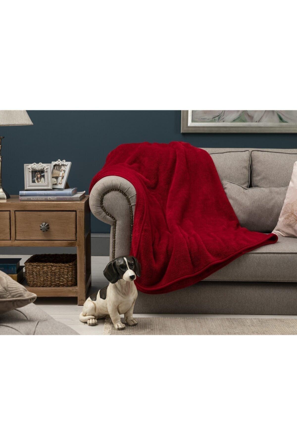 Red Wellsoft Tv Blanket 100x170 Cm - Swordslife