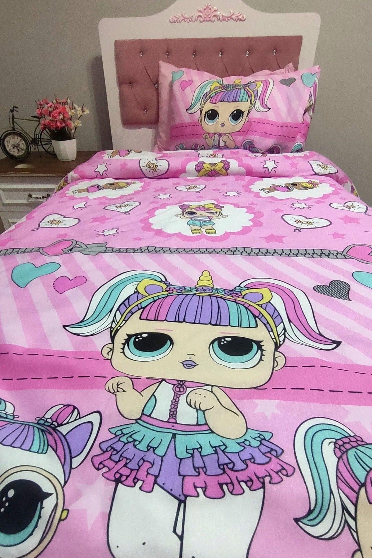 Girl LoL Baby Printed Single Duvet Cover Set - Swordslife