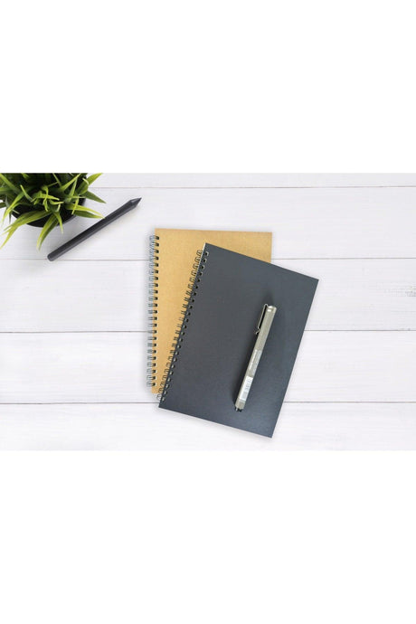 2 Unlined Notebooks with Kraft Cover