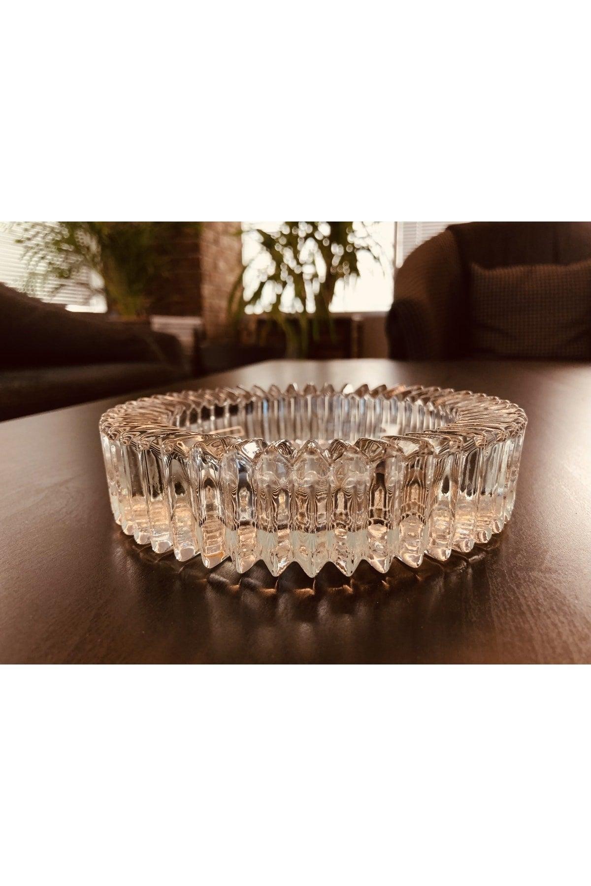 Crystal Luxury Glass Ashtray 14cm - Swordslife