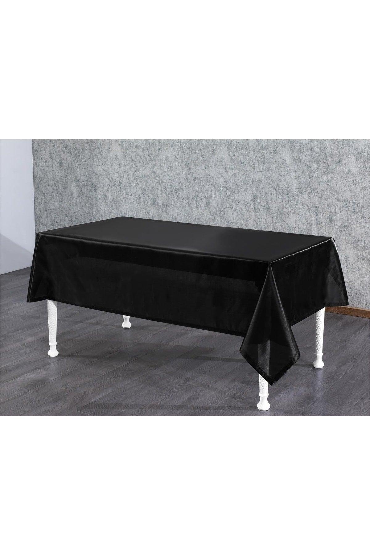 Crystal Monorail Fabric Black Table Cloth Rectangle 140x200 Cm - 771 - Swordslife