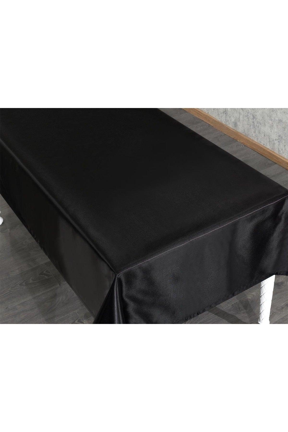 Crystal Monorail Fabric Black Table Cloth Rectangle 140x200 Cm - 771 - Swordslife