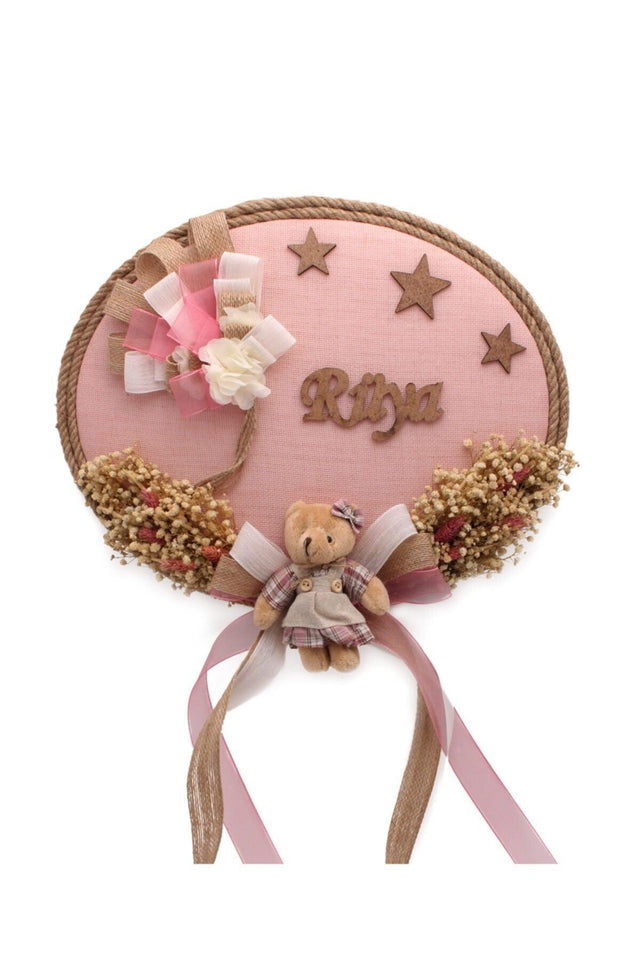 Dry Flower Girl Baby Room Door Decoration, Hospital Door Decoration - Swordslife