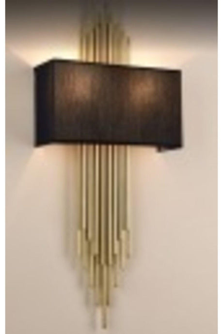 Gold Decorative Wall Sconce with Lampshade - Swordslife