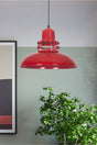 Fener Modern Design Plastered Pendant Lamp Metal Red Color Pendant Lamp Cafe - Kitchen Single Chandelier - Swordslife
