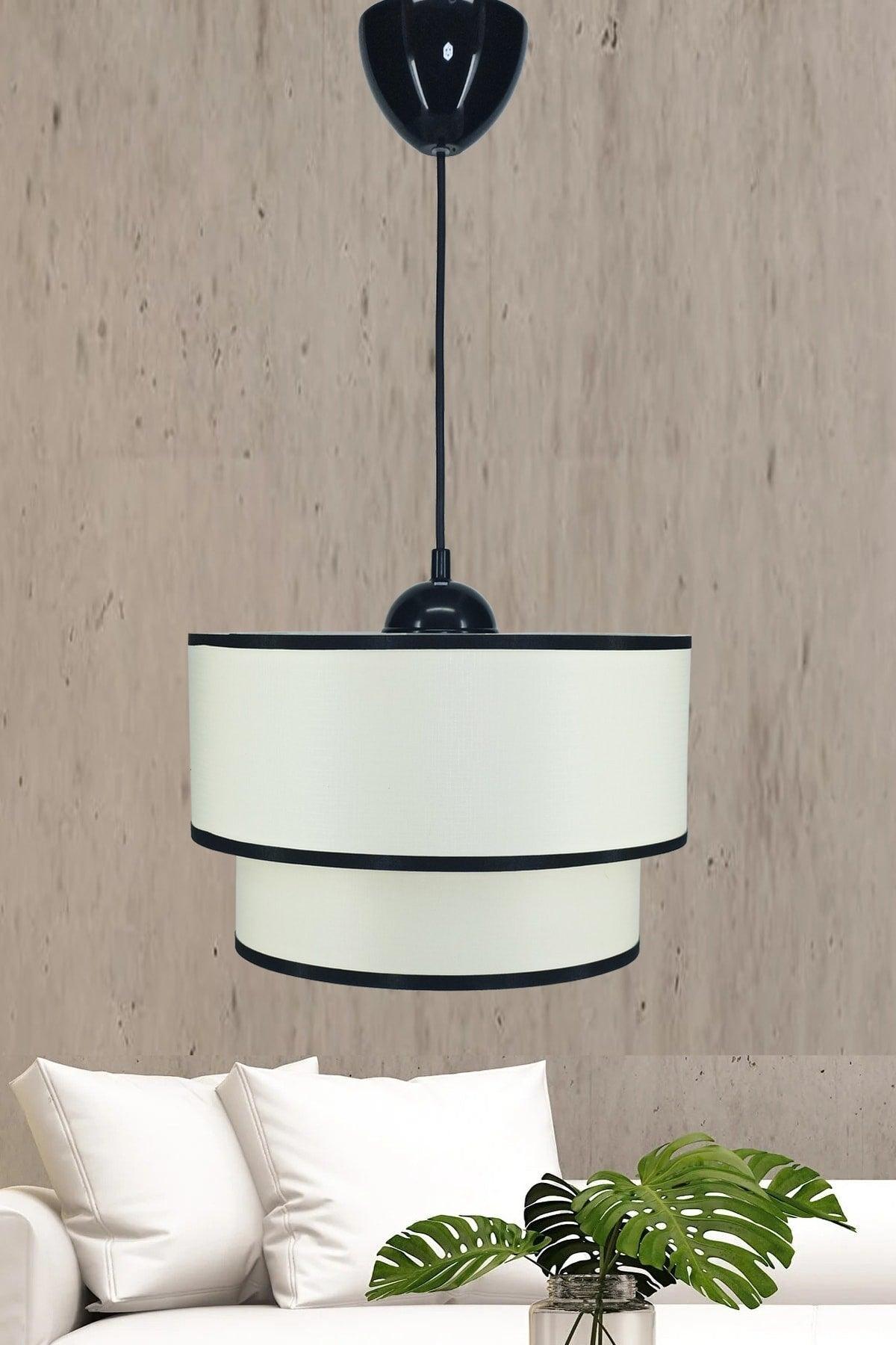 Fener Single Pendant Lamp Cream Chandelier - Swordslife