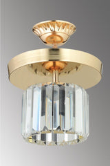 Lara Single Gold Y-10 Crystal Stone Chandelier - Swordslife