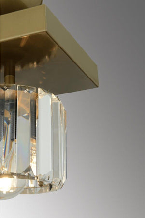 Lara Single Slot. Tumbled Y-10 Crystal Stone Chandelier - Swordslife