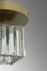 Lara Single Slot aging K-10 Crystal Stone Chandelier - Swordslife