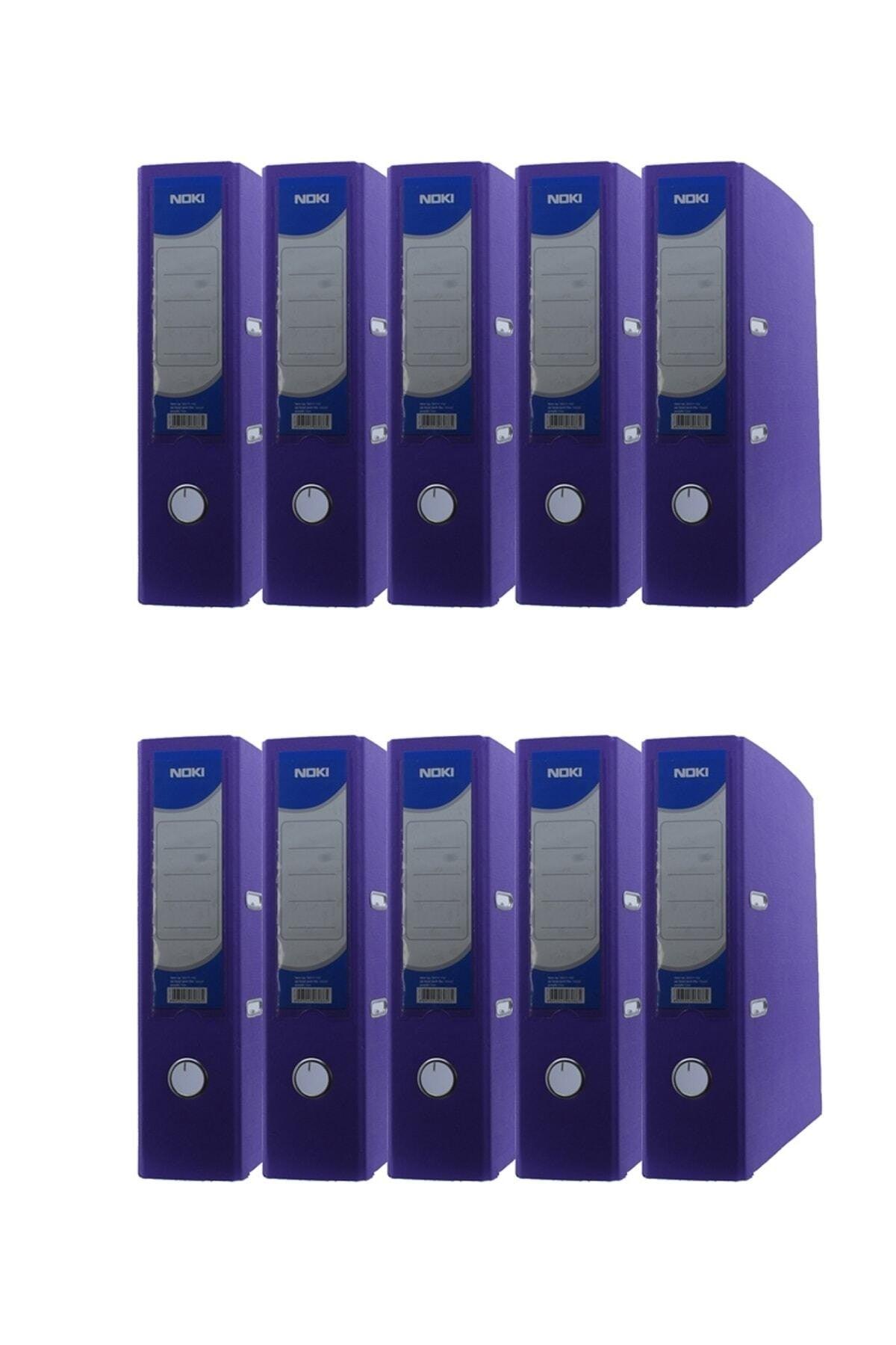 Large Plastic Folder (56411-100) Purple 10 Pcs