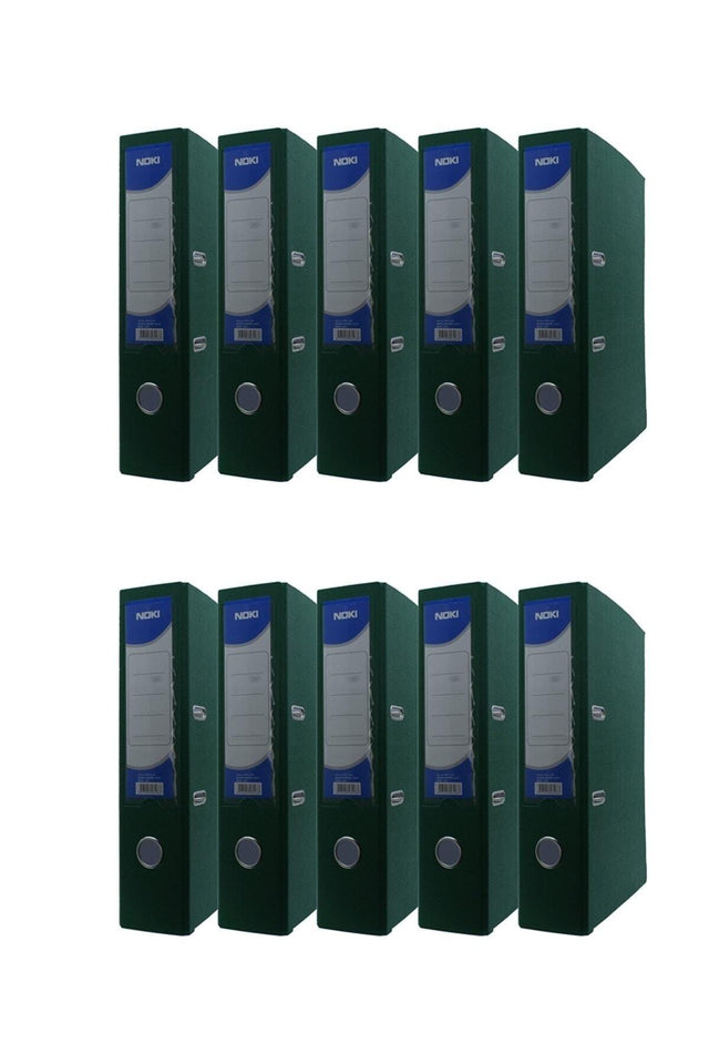 Large Plastic Folder (56411-160) Green 10 Pcs