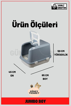 Large Size Lux Cat Toilet 65x45x50