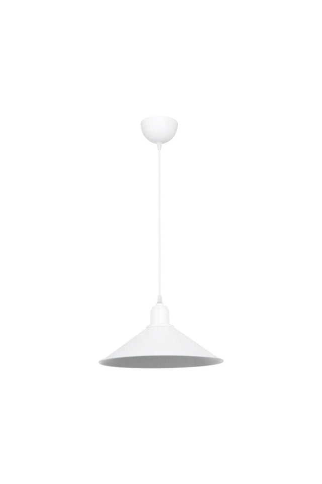 Large Maya Single Pendant Lamp White - Swordslife