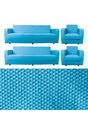 Elastic Elastic Seat Sofa Cover Set Sofa Cover 3+3+1+1 Maxi Set Turquoise - Swordslife